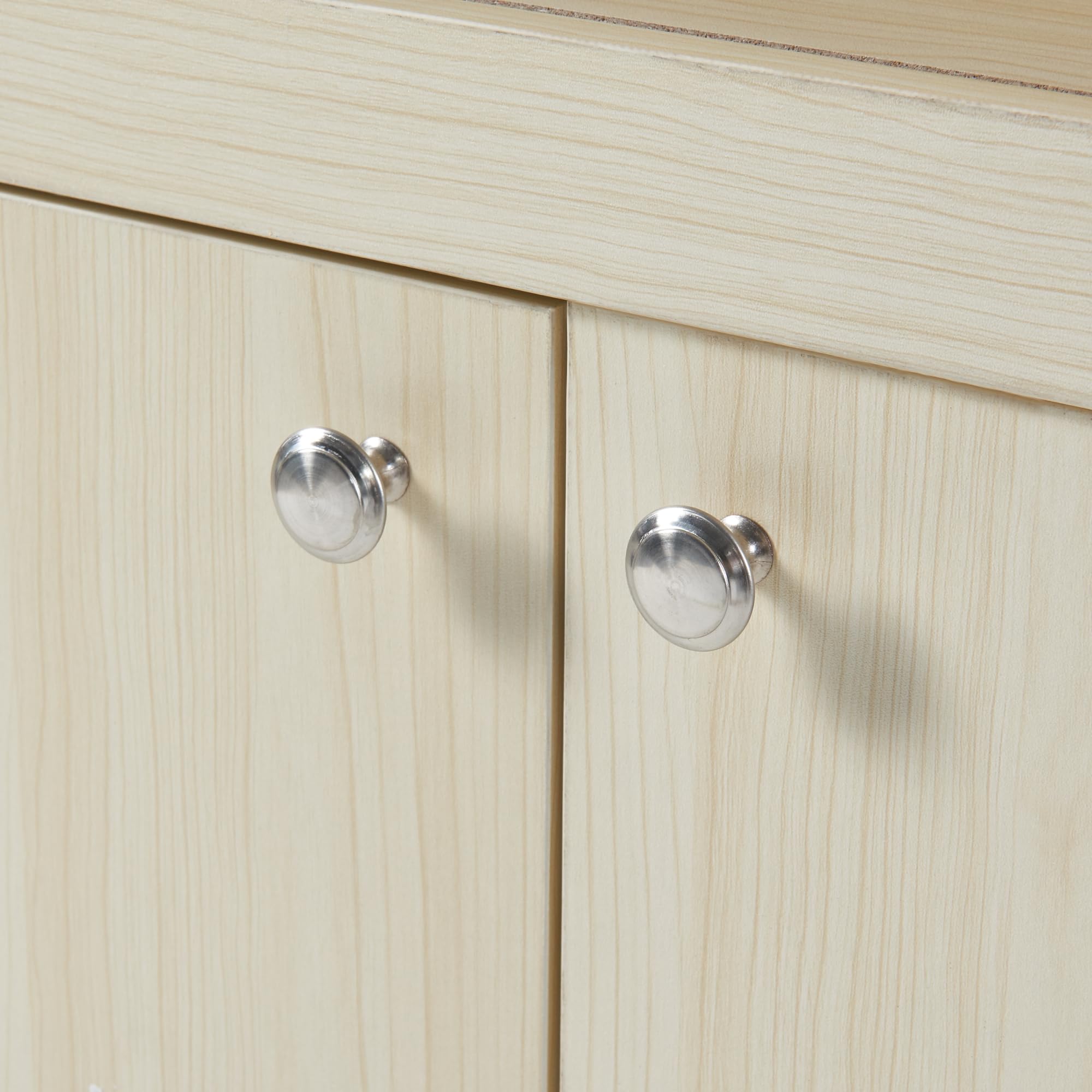 [en.casa] Eckschrank Eura Wohnzimmerschrank mit 2 Türen Hochschrank Bücherschrank Aktenschrank mit 3 offenen Ablagen Eckregal für Wohnzimmer, Büro, Flur 170x62x30cm Eiche