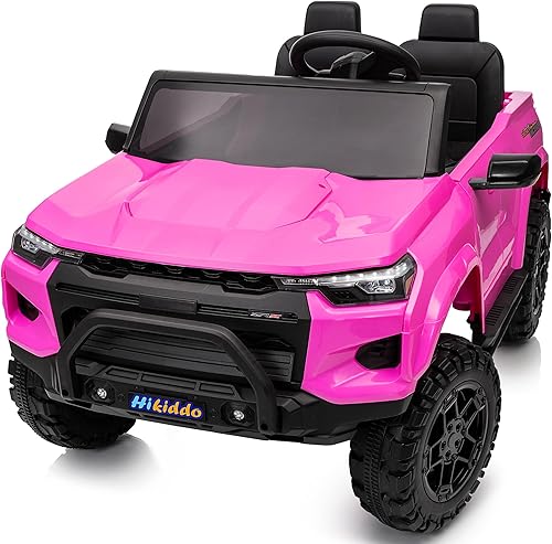 24V 2 plazas paseo en juguete para niños grandes, SUV eléctrico para niños para conducir con control remoto parental, 2WD4WD conmutable - rosa