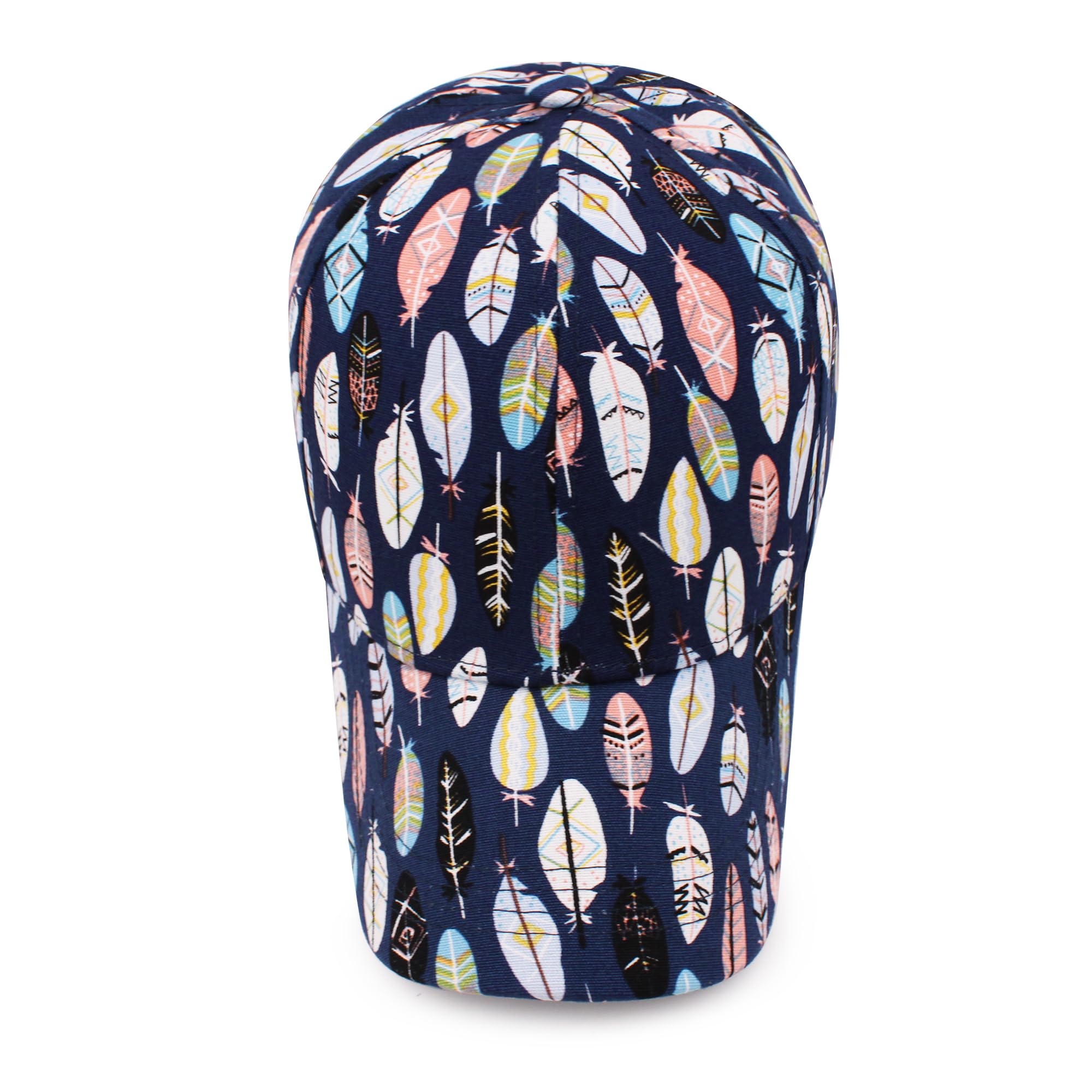 VRITRAZ Stylish Sun Protection Baseball Caps for Girls and Womens, Summer caps, Sports caps for Girls with Adustable Strap (Blue2) 4