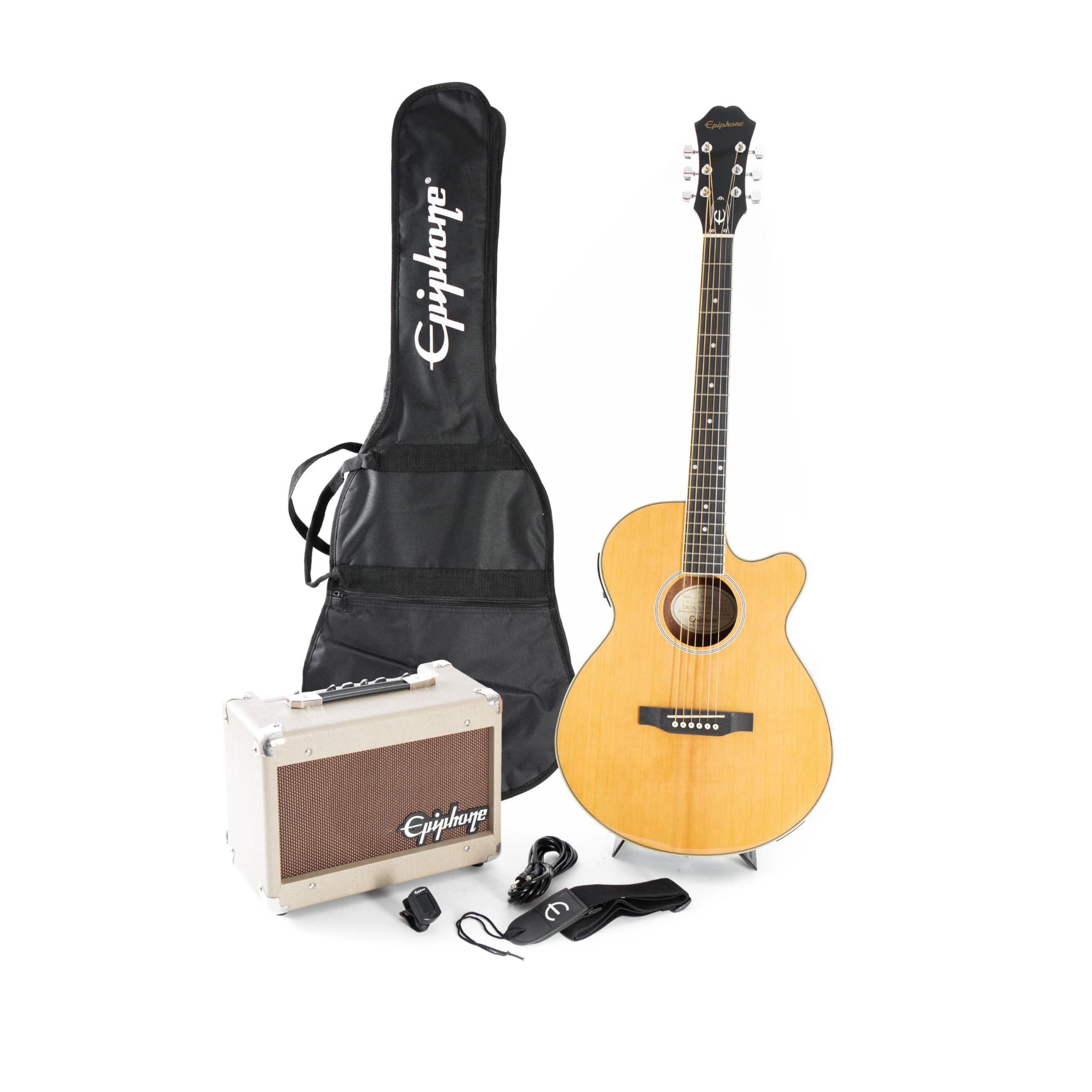 EPIPHONE エントリーモデル ギター 激安♪トレファク越谷アコギ祭り！ Amazon | Epiphone エピフォン PR-4E エレアコ Player Pack