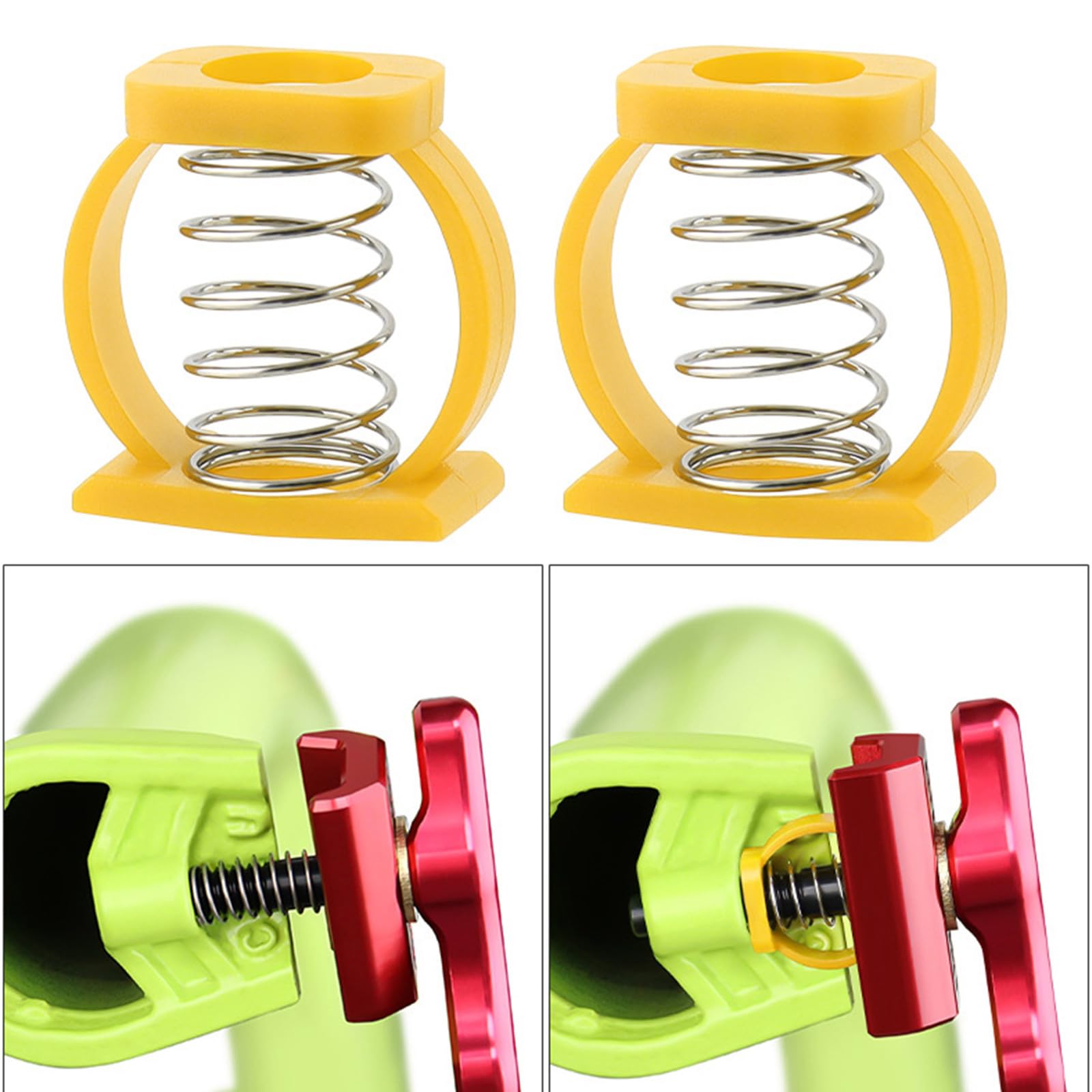 Buckle Bikes Spring Hinge Clamps Easy Frees Twist Hinge Clamps Spring Foldings Bikes Hinge Clip Spring Adjustment