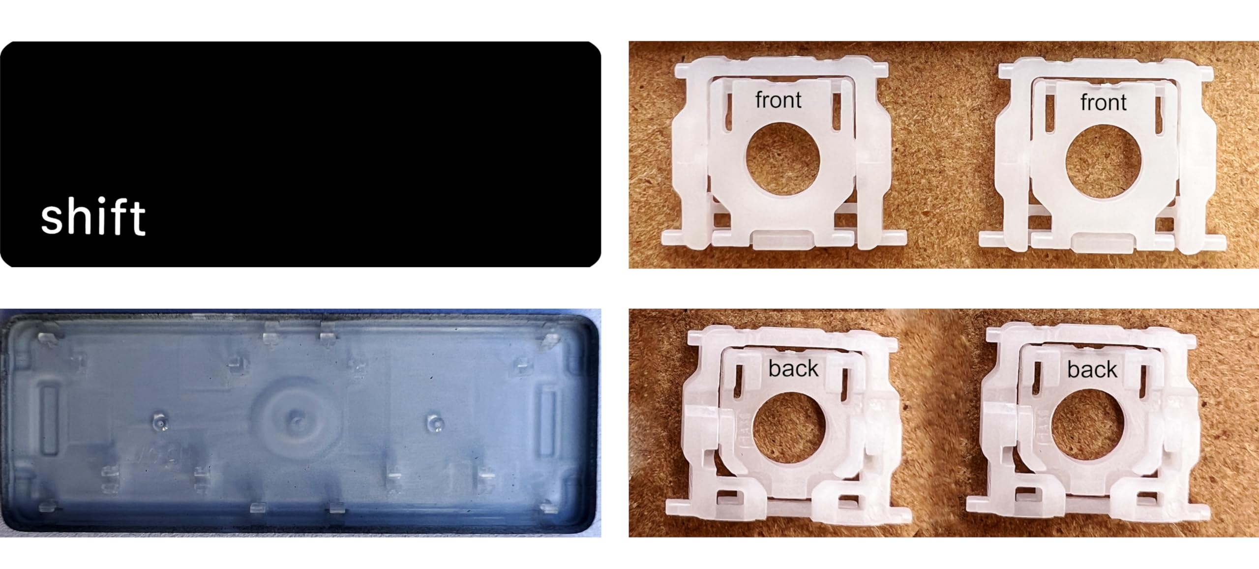 Replacement Left Shift Key Cap with Hinge for MacBook Pro Air M1