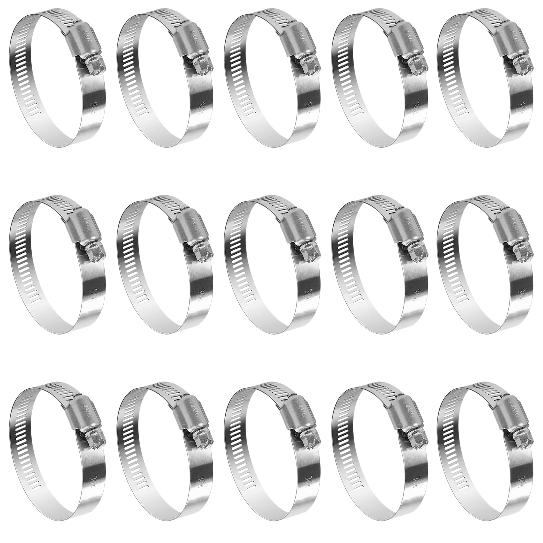 21 x Brand New 20 Pcs Jubilee Clips Worm Drive Hose Clips Set Washing