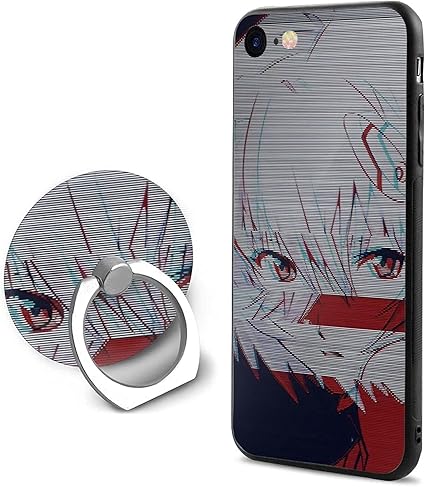 Amazon 新世紀エヴァンゲリオン Iphoneケース Iphone Se2 Iphone7 Iphone8スマホ カバー スマホケース Iphoneカバー 耐衝撃 軽量 フィンガーリング付き リング付き スタンド機能 落下防止 耐衝撃 おしゃれ 薄型 軽量 一体型 全面保護カバー リング ケース 4 7インチ