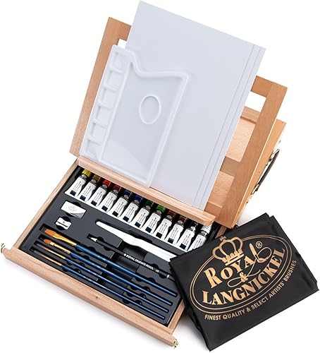 Royal & Langnickel Acrílico caballete juego de arte con bolsa fácil de guardar