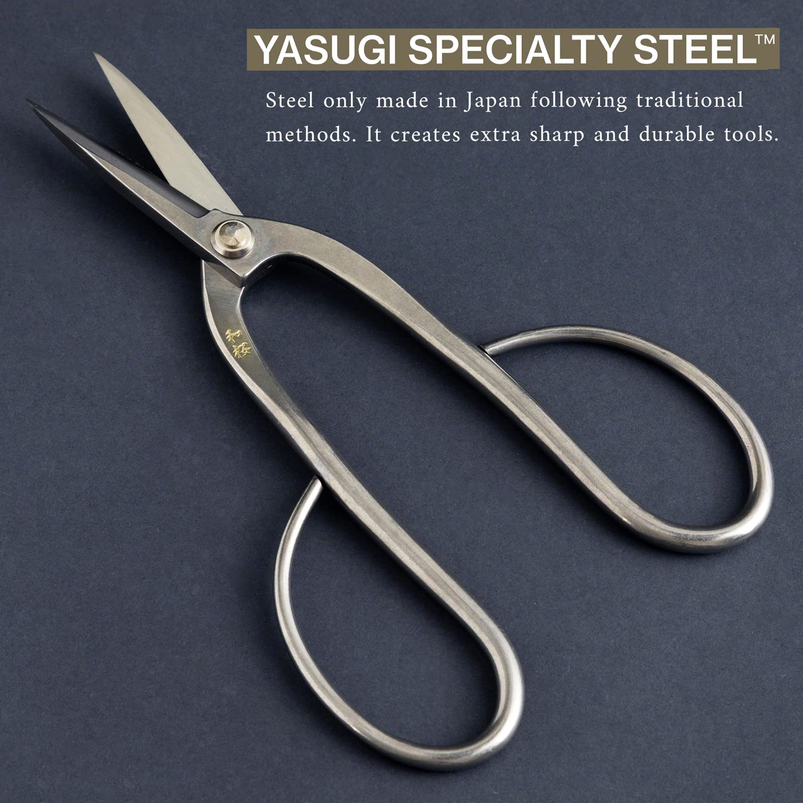 Forbici Ashinaga per Bonsai in Acciaio Inox Yasugi 200 mm Wazakura Giappone