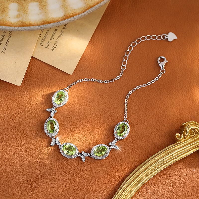 Pulsera De Plata，Pulsera De Mariposa De Cristal Natural Con Incrustaciones De Plata De Ley S925 De Alta Gama Con Cierre De Langosta Ajustable, Joyería Energética Para Mujer.