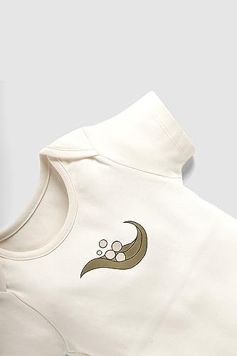 Image of Romper for baby lightweight, cushiony cotton fabric