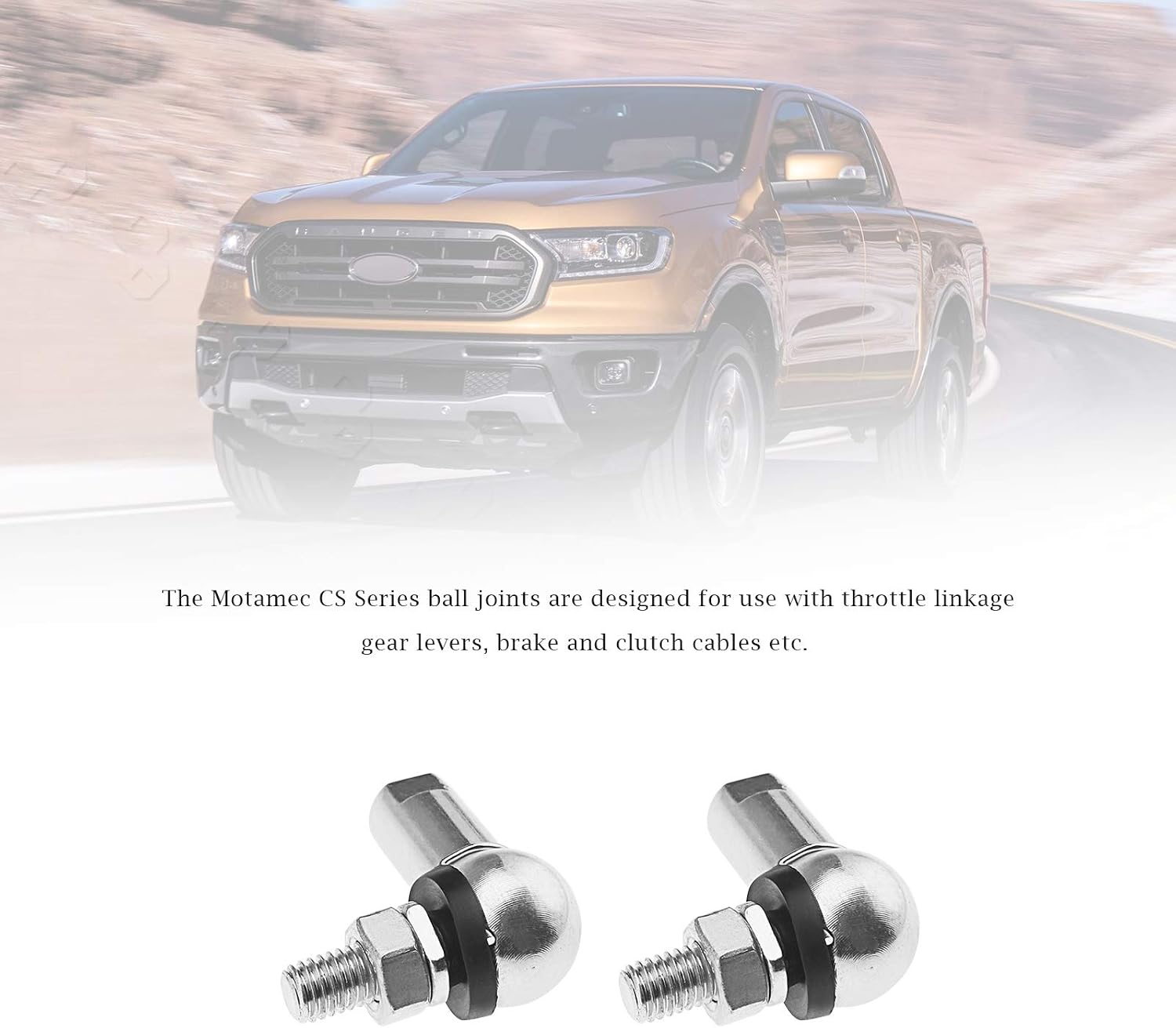 OTOTEC 4Pcs Angle Linkage Ball Joint Kit, with Spring Clip Dust Seal CS DIN 71802 Gear Linkage Replacements -M6 (LH) - Image 4