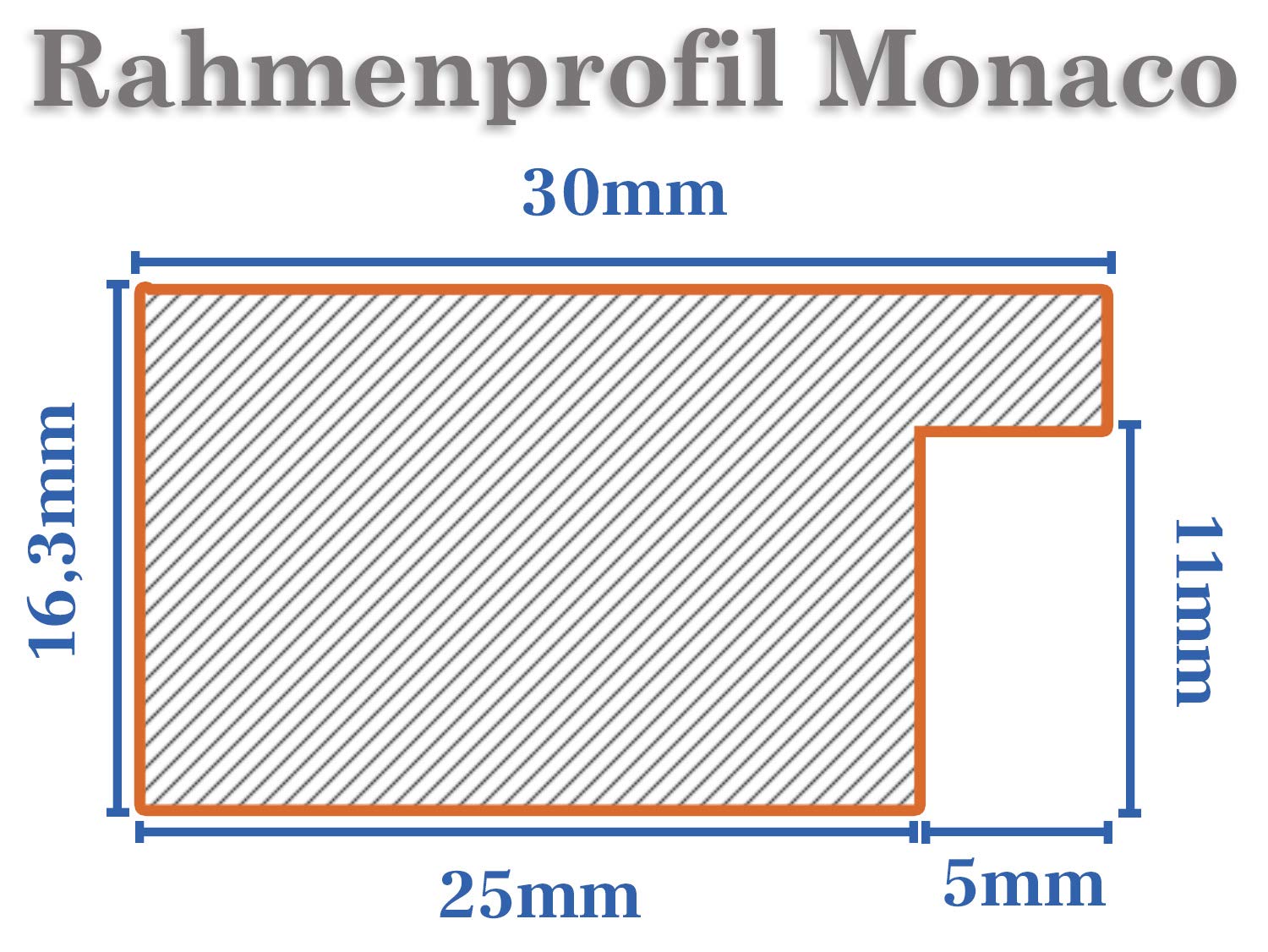 Ramka na zdjęcia Monaco 47 x 58 cm ramka na zdjęcia czarna matowa ramka na plakat