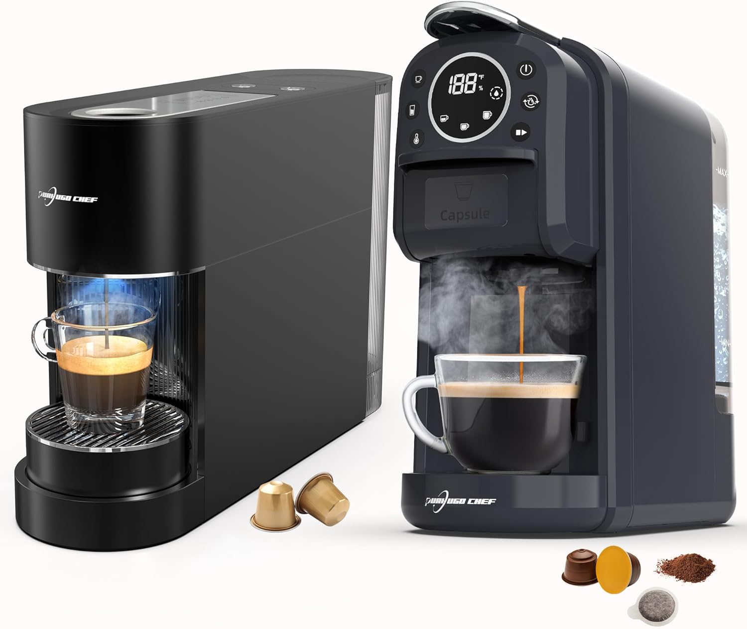 Espresso Capsule Machine Set, flexible brewing options, great for shared use, fits different preferences, convenient for daily coffee needs