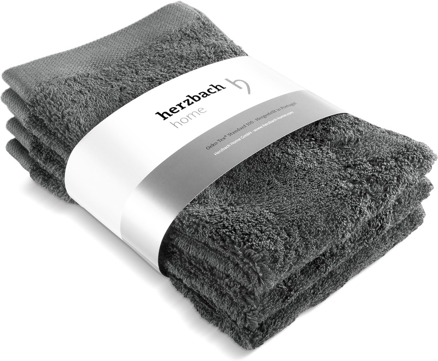 herzbach home Hand Towel 30 x 50 cm Guest Towel Set of 3 Premium