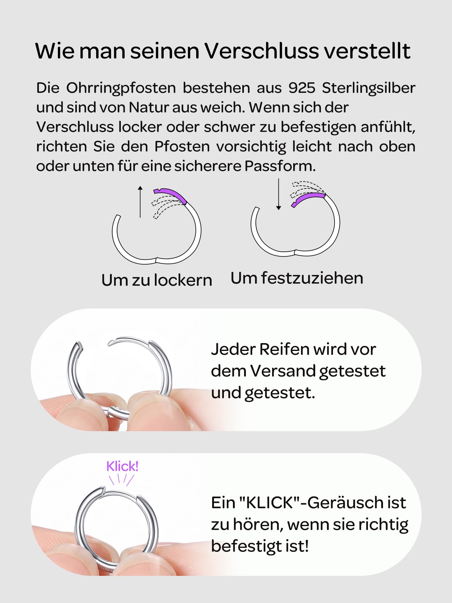 ChicSilver Creolen Gold Klein Ohrringe Silber 925 Rund Hoop Earrings Damen
