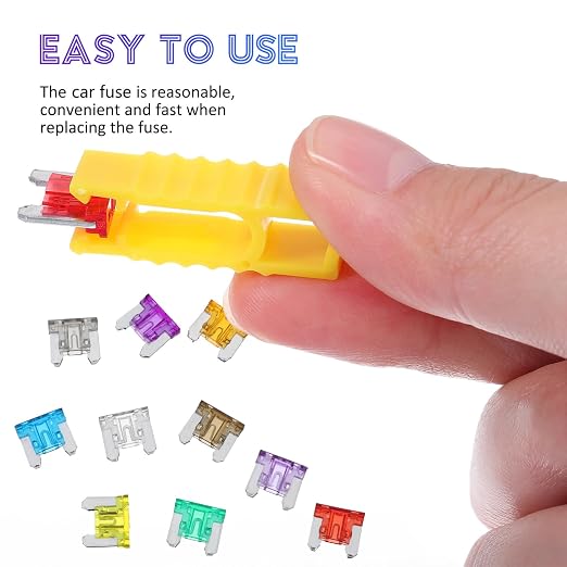 Kit de 330 fusibles automotrices surtidos para reemplazo fácil miniatura 7