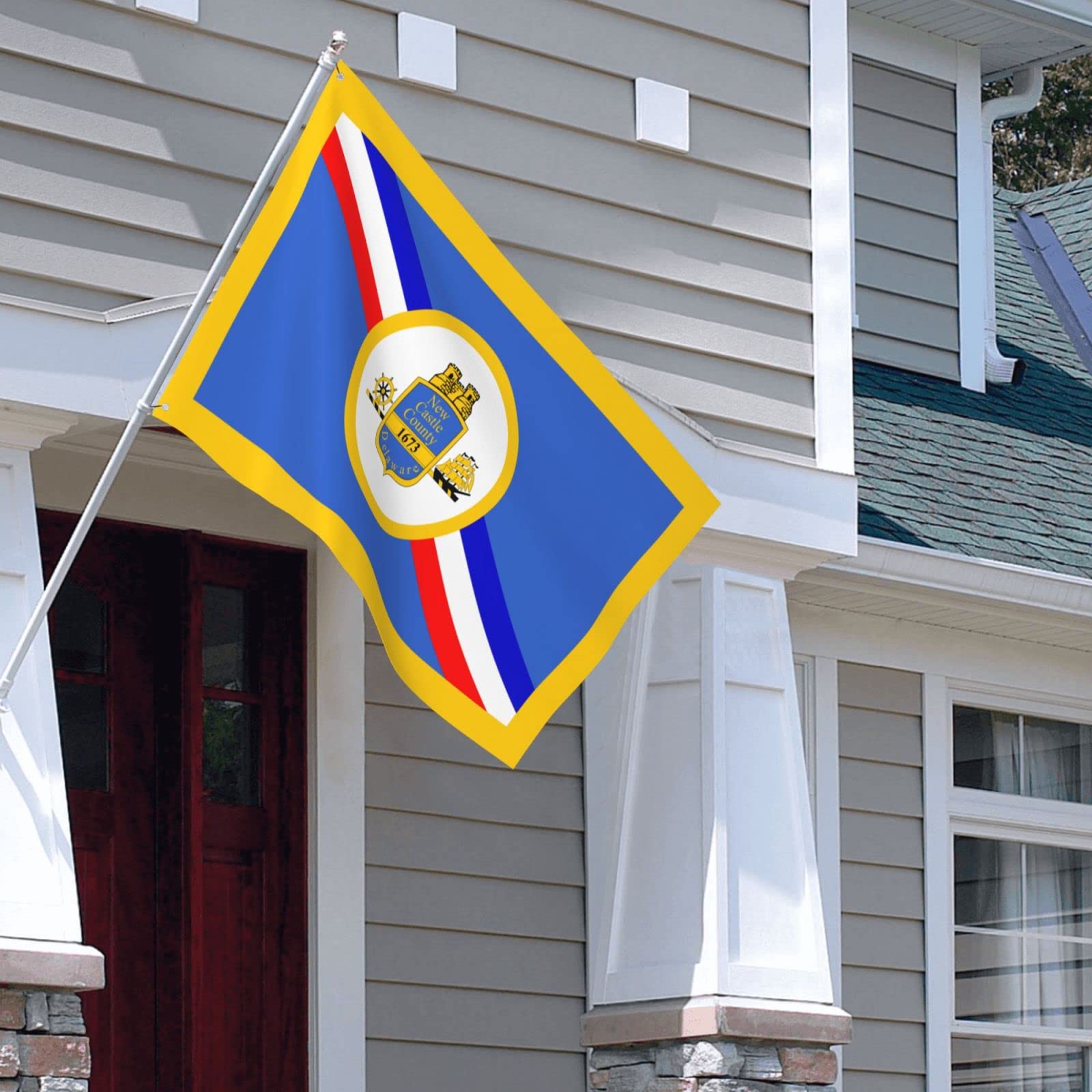 Amazon.com : Flag Of New Castle County, Delaware Flag 4x6 Ft Heavy