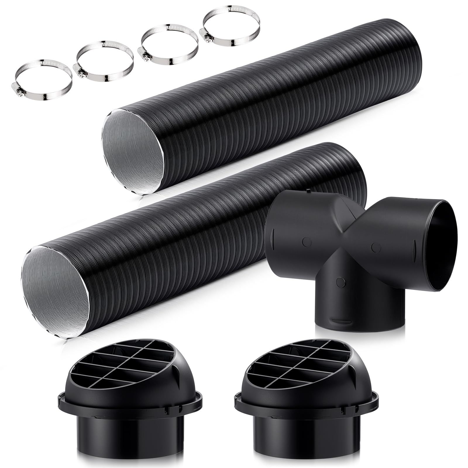 HZJD Diesel Heater Pipe Ducting Set, For Diesel Parking heaters(75mm/3inch)