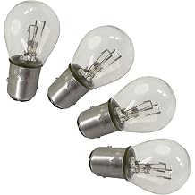 Auto Stop Light, 1016 Turn Signal Bulb, 1034, 1076, 1130, 1157 12v Light Bulb Auto Car Brake Stop Signal Turn Tail Lamp S8 Lot, 4Pcs Clear