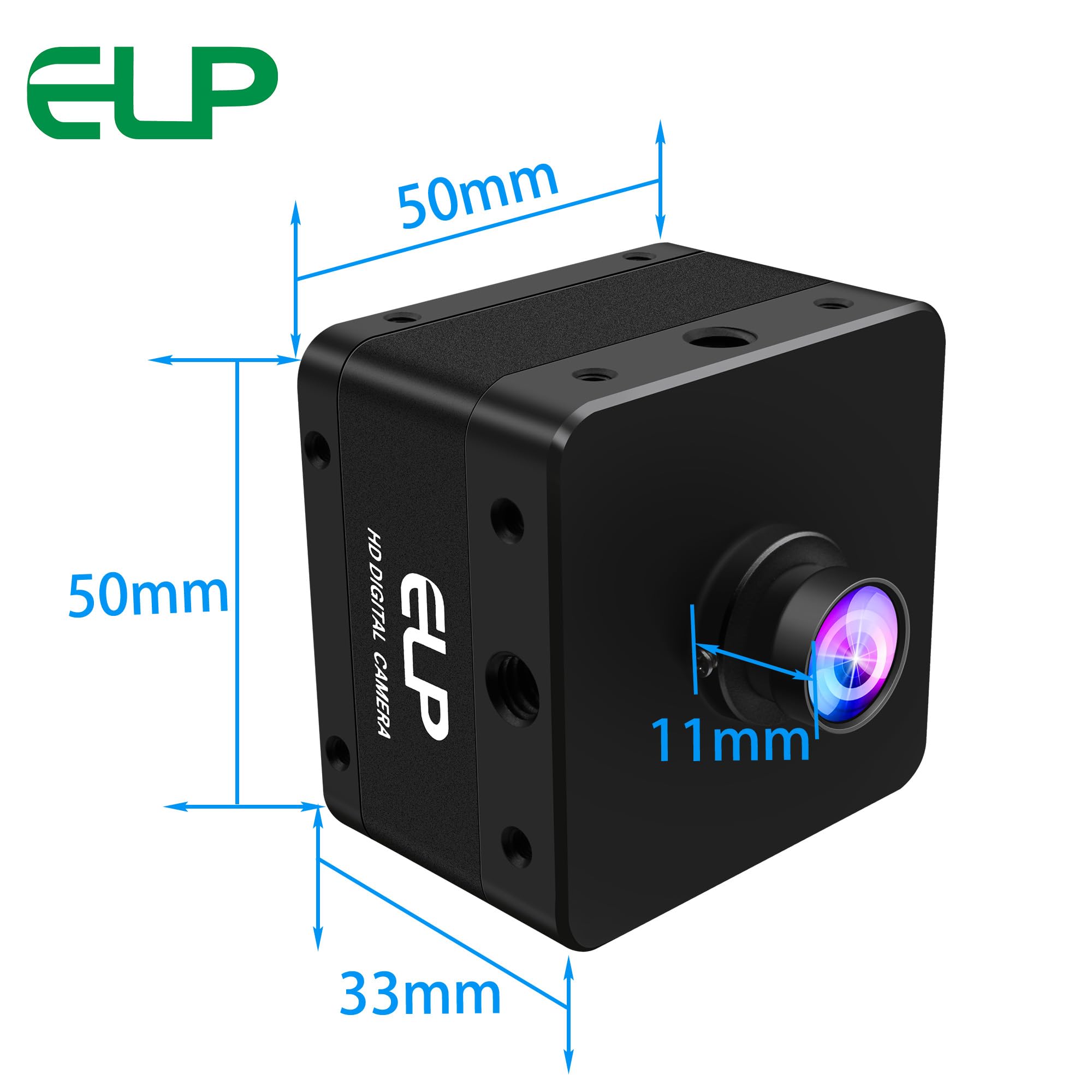 Amazon.co.jp: ELP 高速 4K 60FPS USBカメラ コンピューター用 Mini