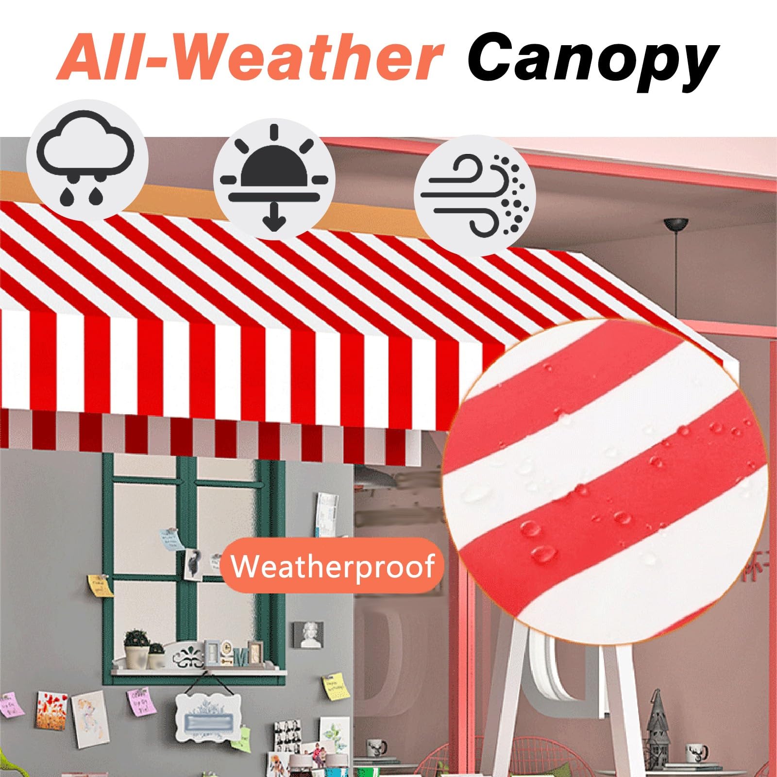 Carritos para Puestos de Mercado, Carrito de Comida móvil, Remolque Plegable de 150 cm para mercados agrícolas y Eventos, quiosco portátil Rojo, Puestos y casetas de Venta de c