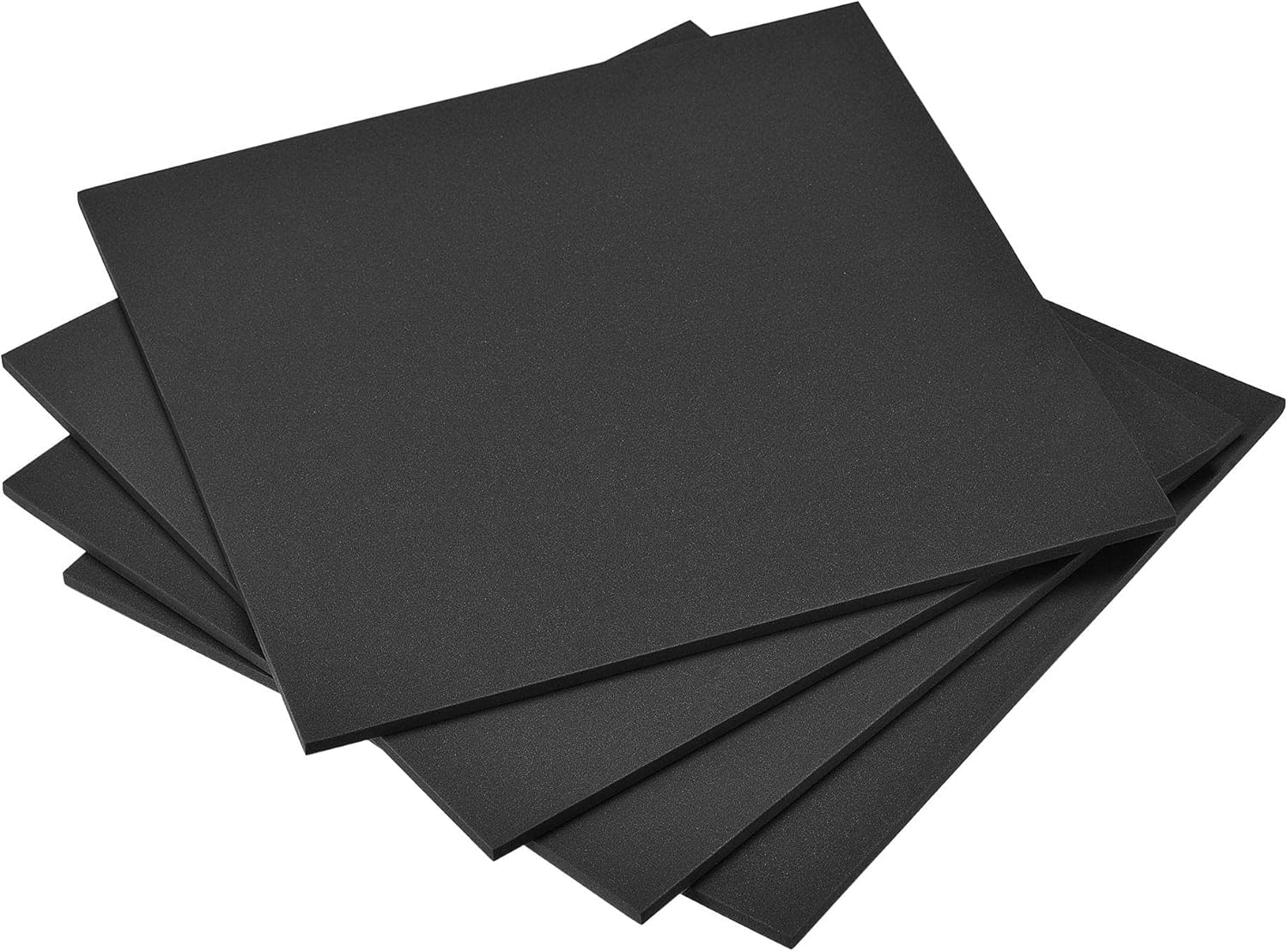 uxcell Black EVA Foam Sheets 10 x 10 Inch 5mm Thickness for