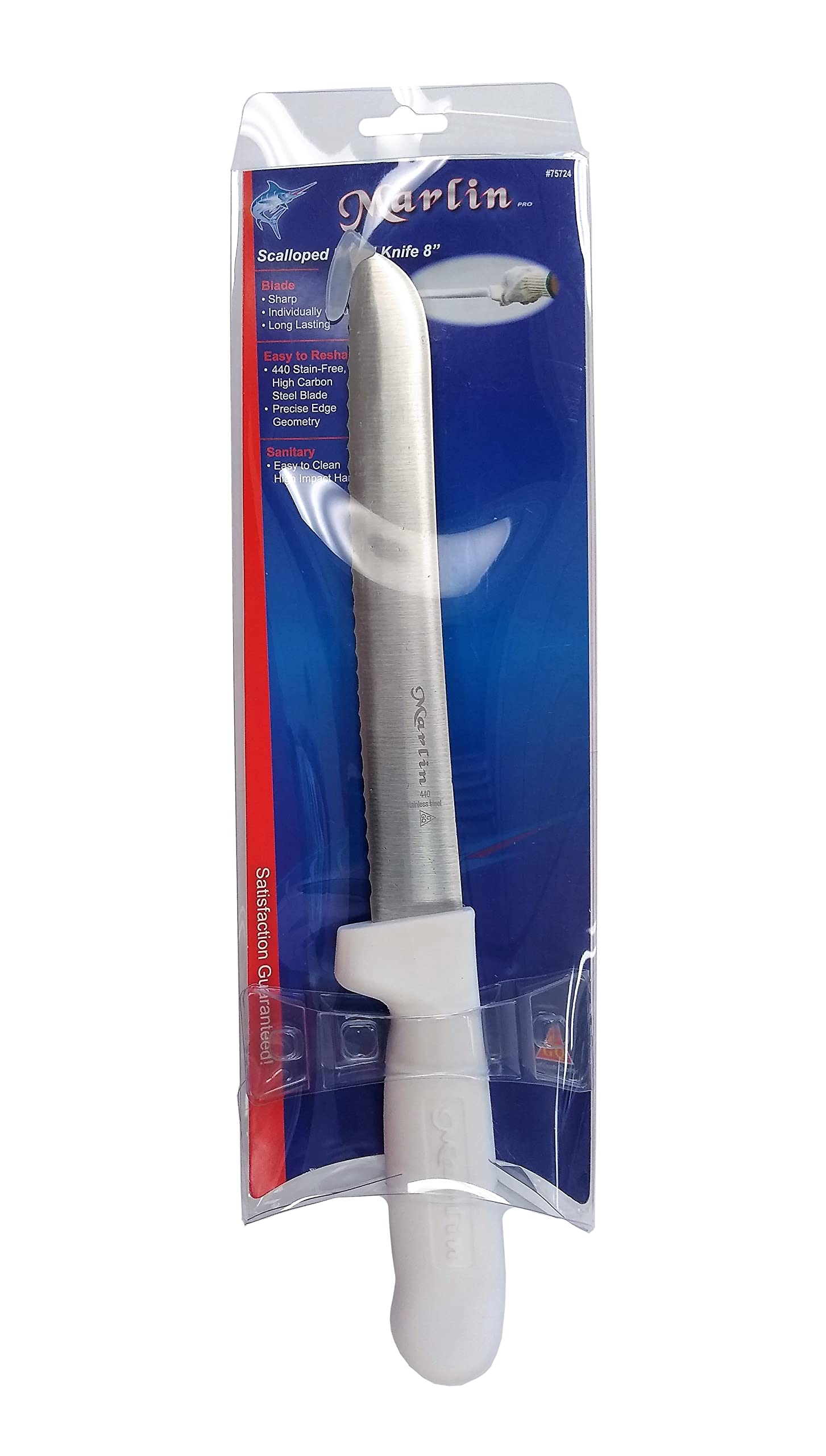 Marlin Pro Scalloped Bread Knife 8