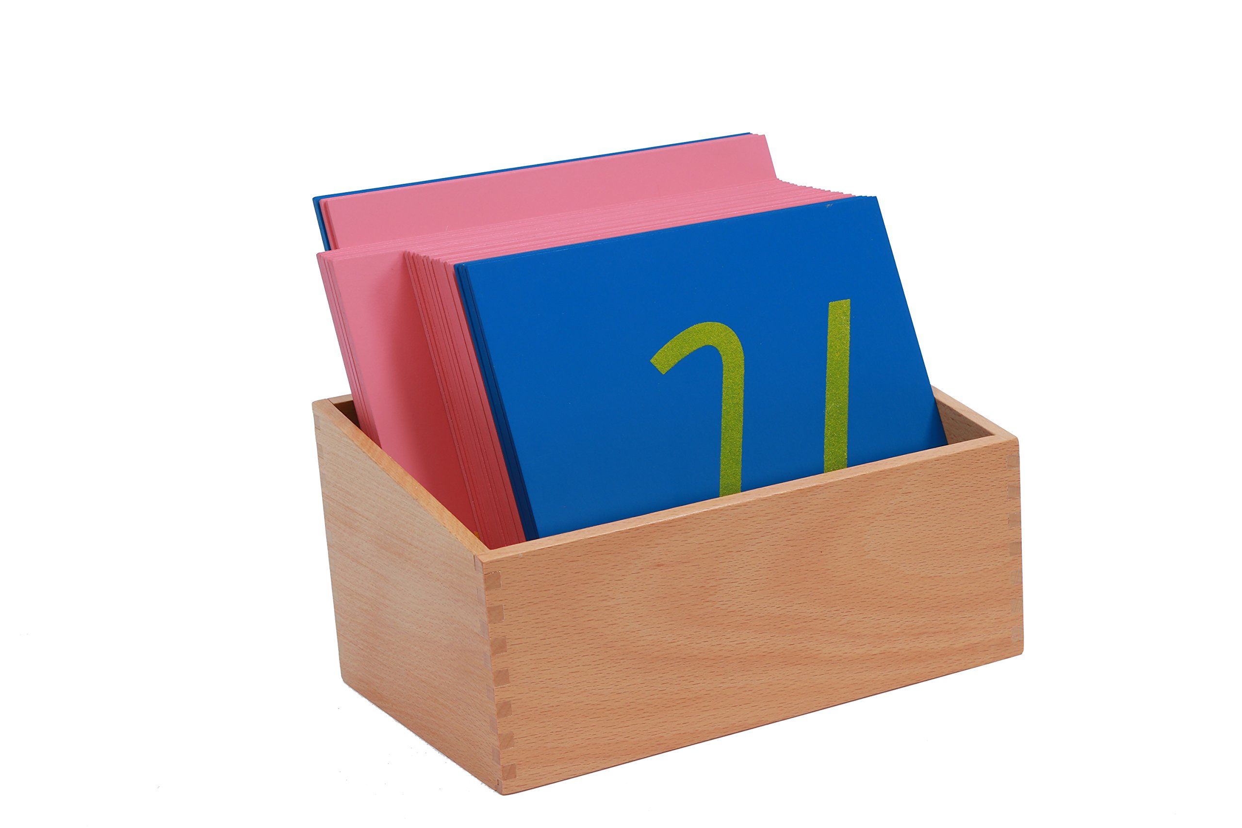 Adena Montessori Sandpaper Letters, Capital Case Cursive, with Box - Image 4