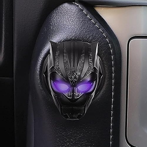 Miniatura 3 de Cubierta de botón de arranque del motor del automóvil, cubierta de botón de encendido universal antiarañazos, anillo decorativo de botón (1 unidad)