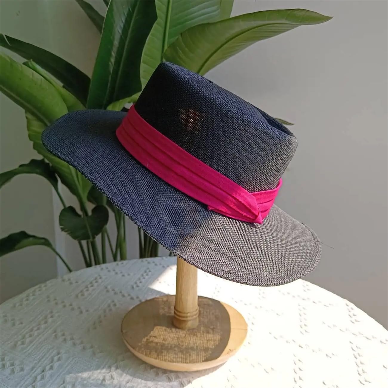 Cappelli per donna Estate Cappello di paglia Viaggi Outdoor Hollow Flat Top Francese Sombrero Cappello di paglia