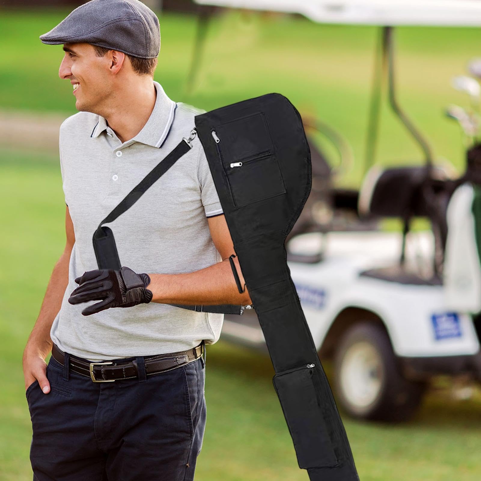 Golfschlägerträger,Golfschlägertasche,Übungs-Golftasche - Tragbare Golftasche, Club-Aufbewahrungstasche, einfache Tragetasche für Weihnachten