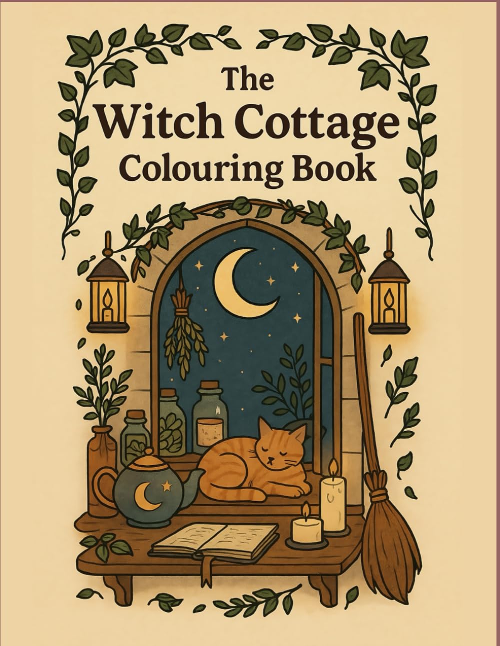 The Witch Cottage Colouring Book
