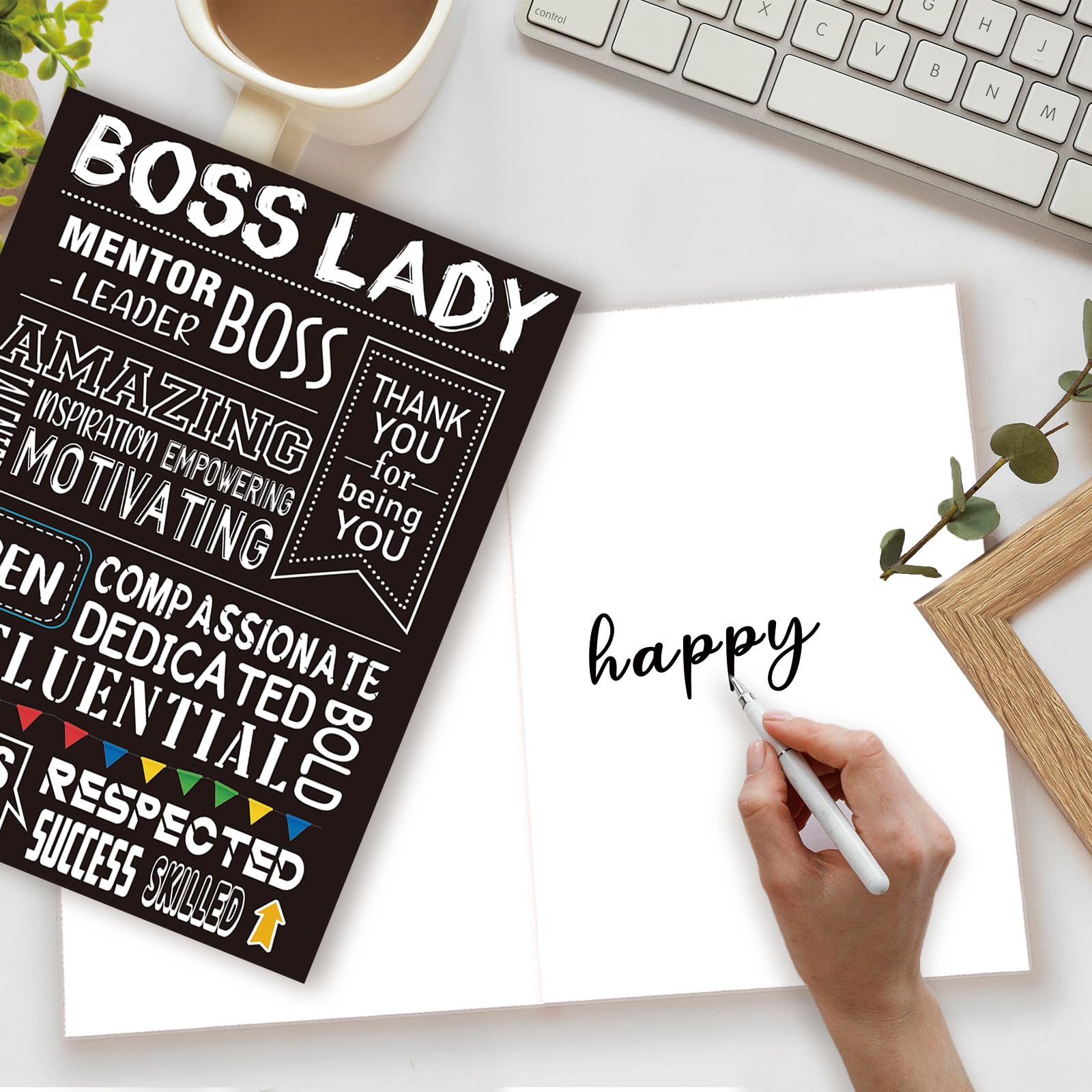 Big Boss Day Karte Für Die Chefin – Lustige Dankeskarte, 26,9 X 20 Cm, Mit Umschlag