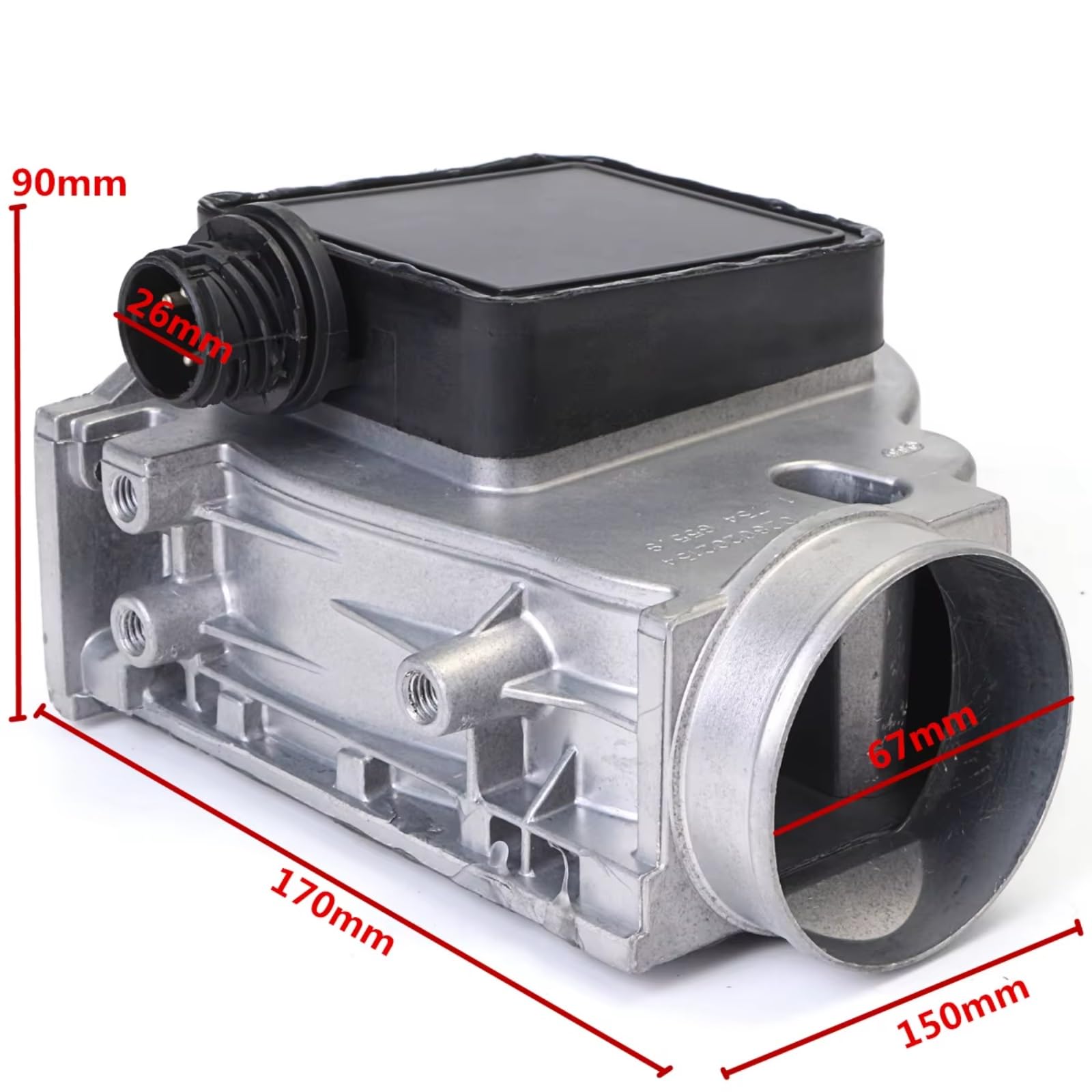 Sensor Medidor Flujo Aire Masivo Compatible Con Para E30 Para E34 Para E36 Reemplazo Sensor Flujo Aire MAF 0280202134