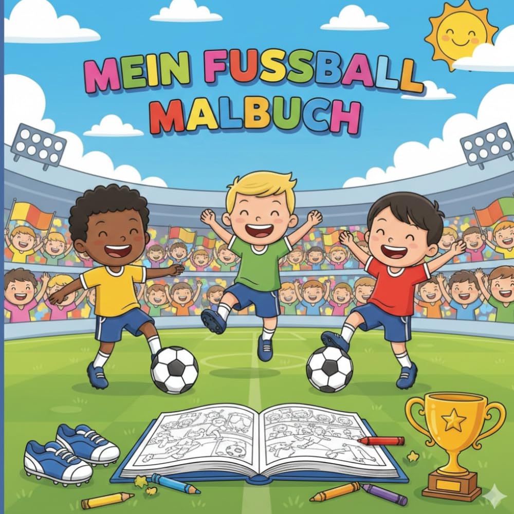 Fußball Ausmalspaß: Vol. 1