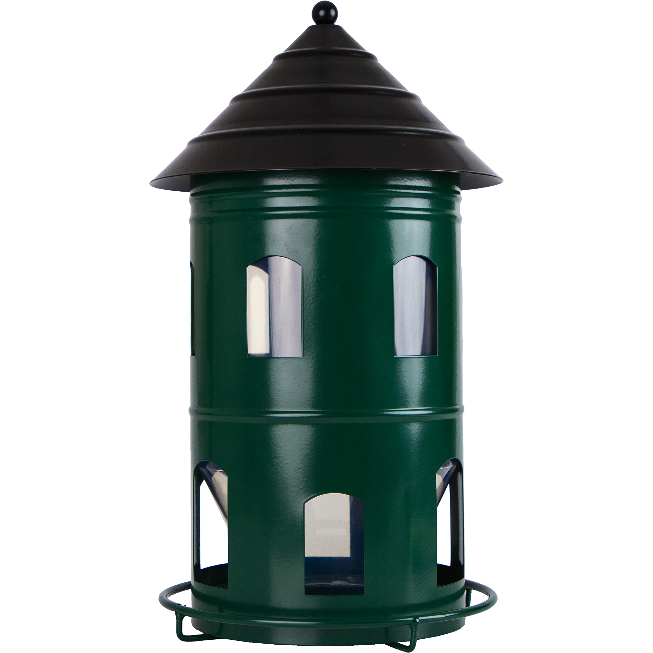 Wildlife Garden WG327 Gigant Futterstation Grün - Vogelfutterhaus aus Metall