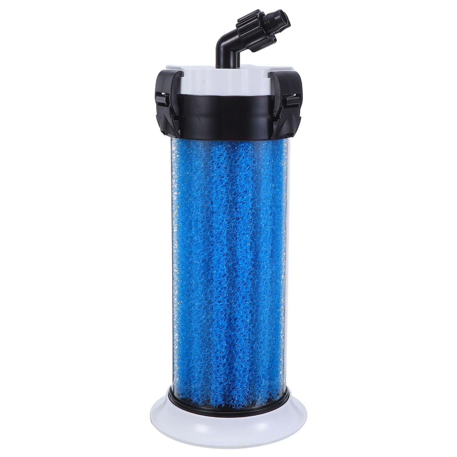 Filtro de Acuario Caja de Filtro de Pecera de Abs Azul Filtración Completa Oxigenación Mejorada Mantenimiento Cómodo para Peceras y Acuarios de Peces