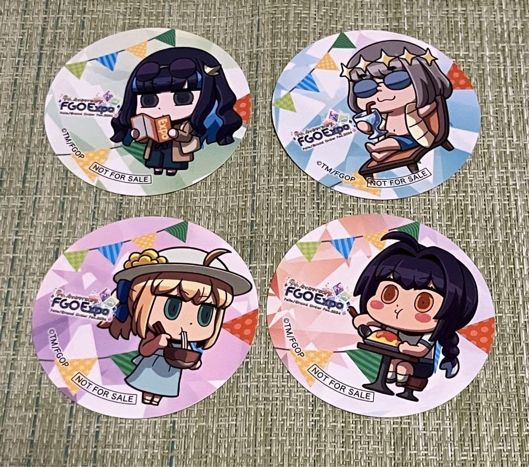 Amazon | FGOフェス2024 カルデアキッチン ステッカー 4種セット