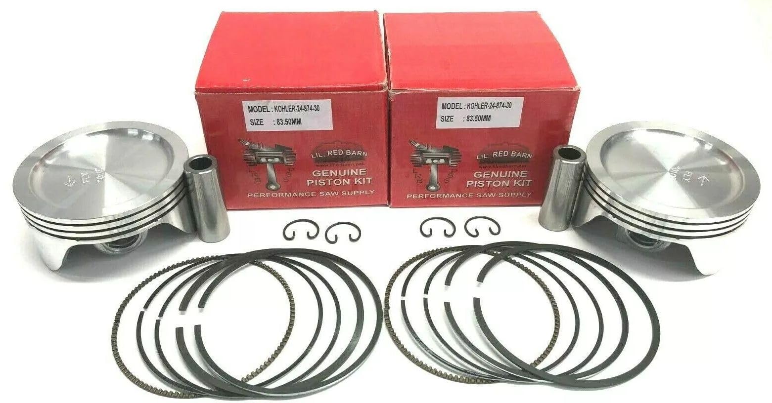 Amazon.com : Lil Red Barn Two .020 Oversize Pistons with