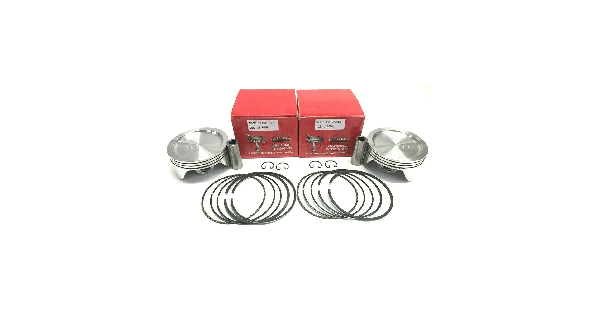 Amazon.com : Lil Red Barn Two .020 Oversize Pistons with
