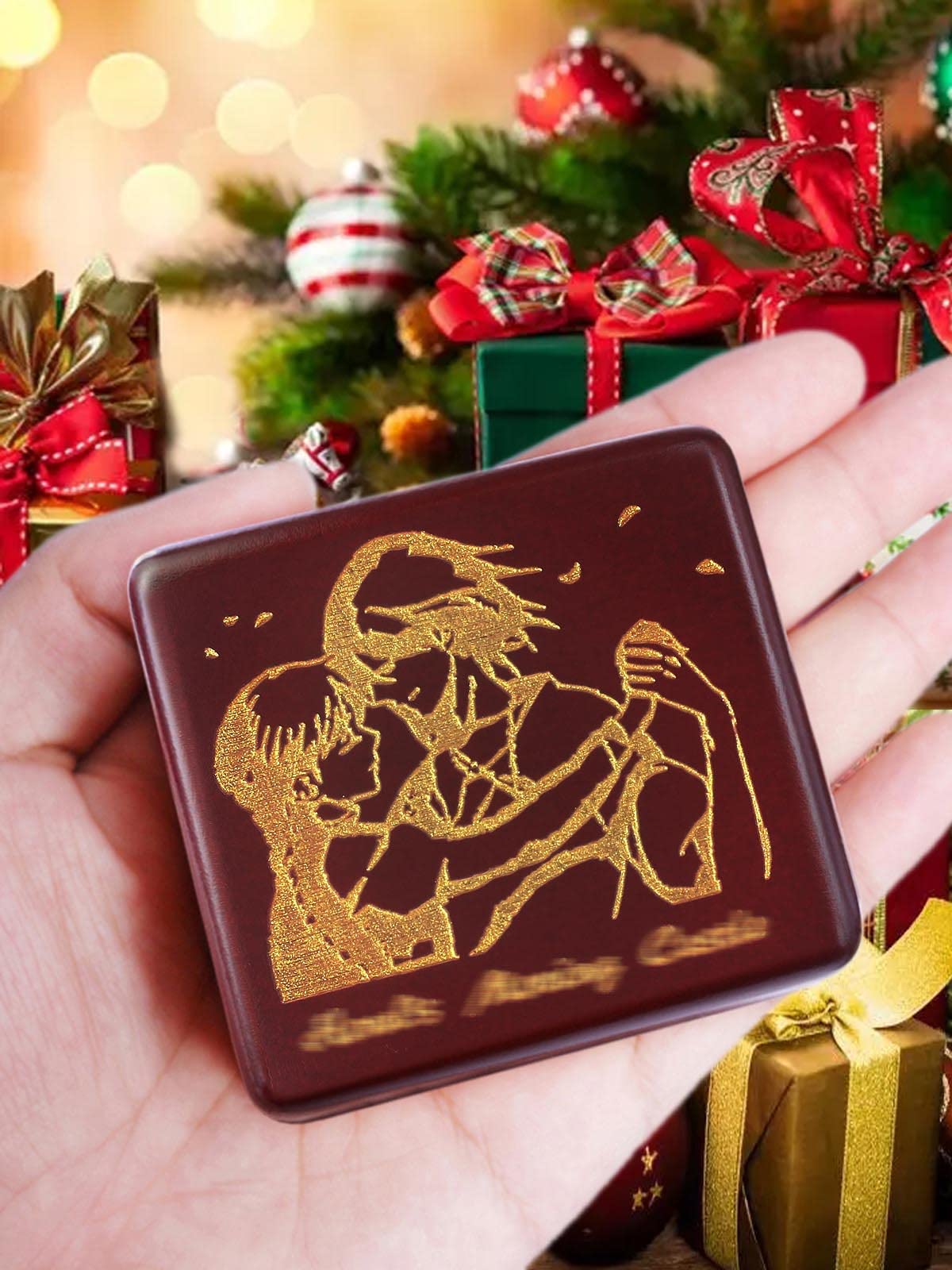 Sinzyo Scatola Musicale The Legend Of Zelda - Carillon In Legno Vintage Con Movimento A Cilindro - Regalo Collezionisti 7x6,7x4 Cm