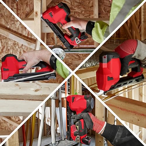 Miniatura 7 de Grapa de cable aislada de 1 pulgada MNM1-600 para pistola de grapadora de cable Milwaukee M12 (2448-20) - para superficies de madera