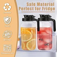 Vista 3 de Tapa con pico vertedor para frascos Mason de boca ancha, tapa abatible para jarra Mason con asa hermética y cierre hermético, cubierta de sellado a