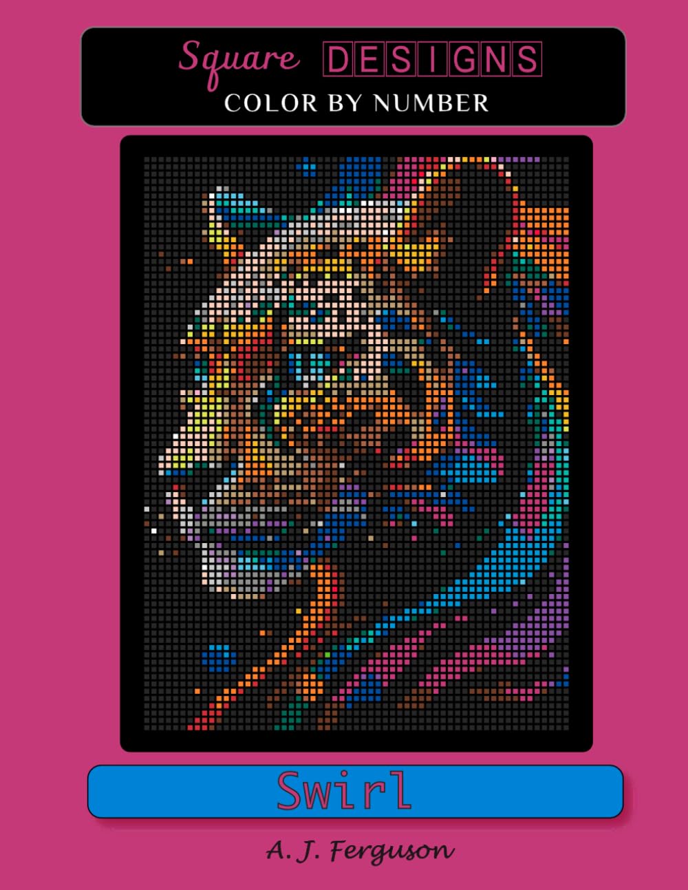 Swirl Color by Number book - Premium paper