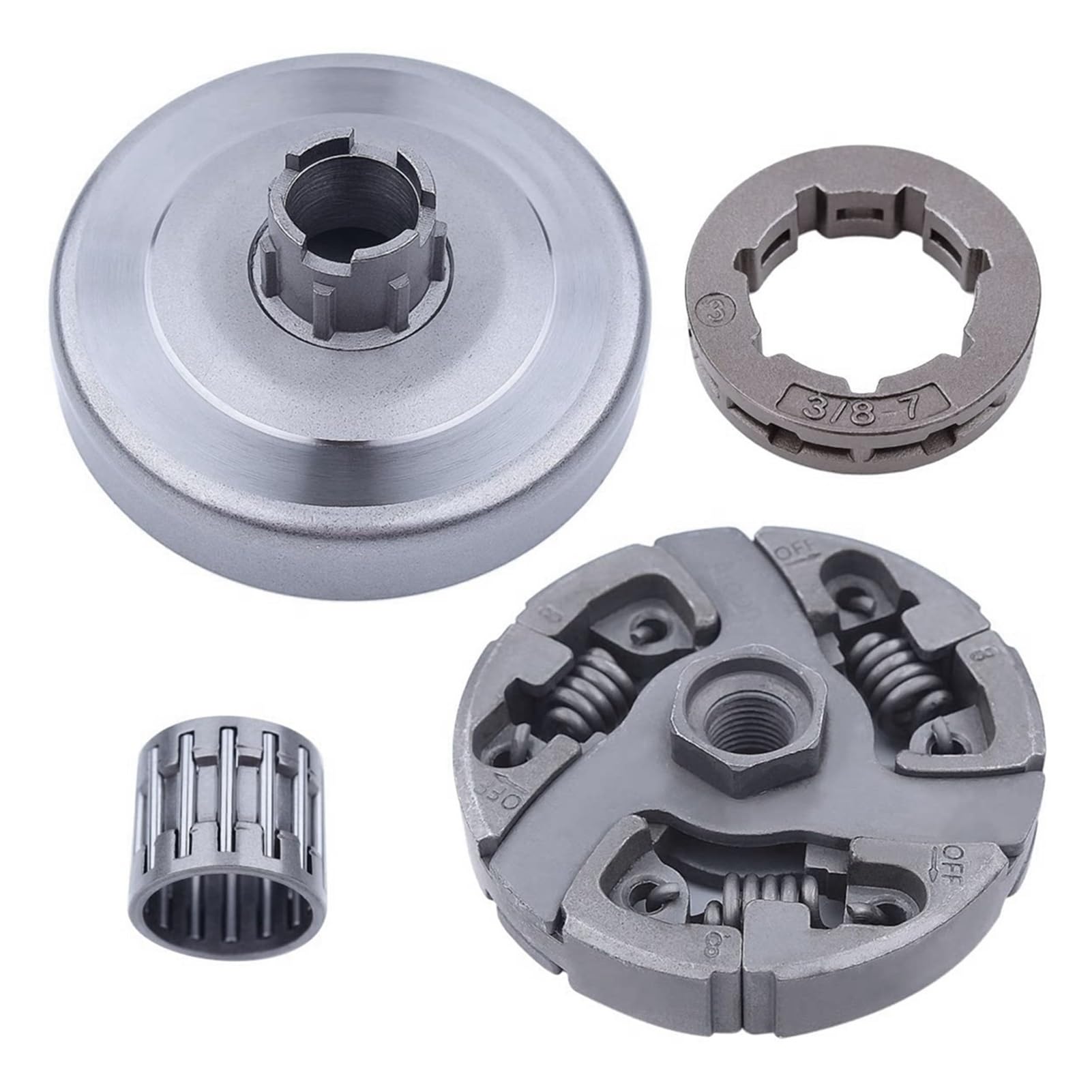 For 3120 394XP 395XP 3120XP Jonsered 2094 2095 Chainsaw 503701501 ABWP-3/8-7T Clutch Drum Rim Sprocket Bearing Kit