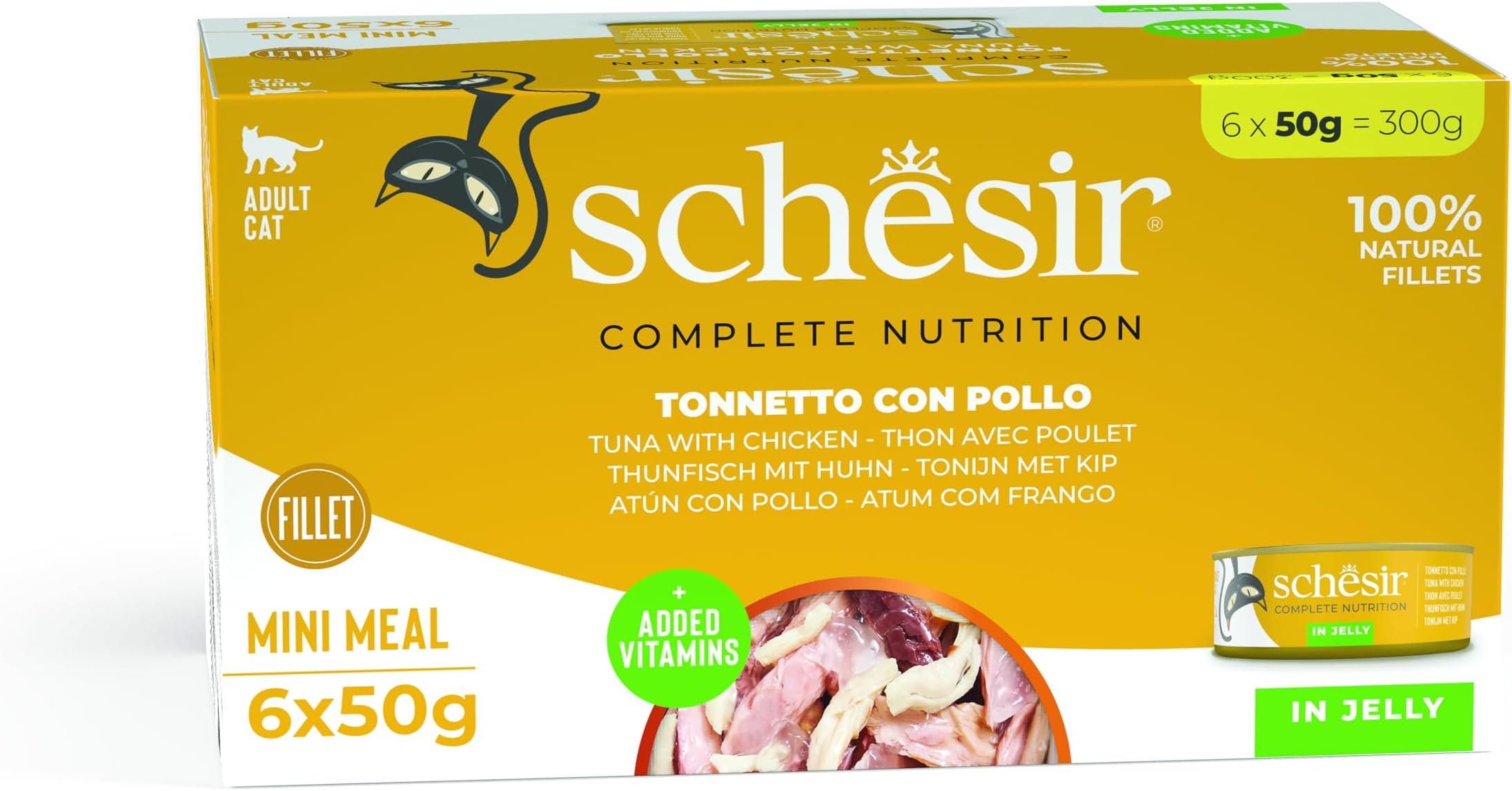 Cat Multipack Can Tuna with Chicken-6x50g
