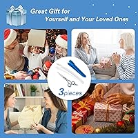 Vista 9 de Tijeras de corte de cabello, kit de corte de cabello para mujeres, herramientas de corte de cabello para el hogar, cortador de flequillo, capas