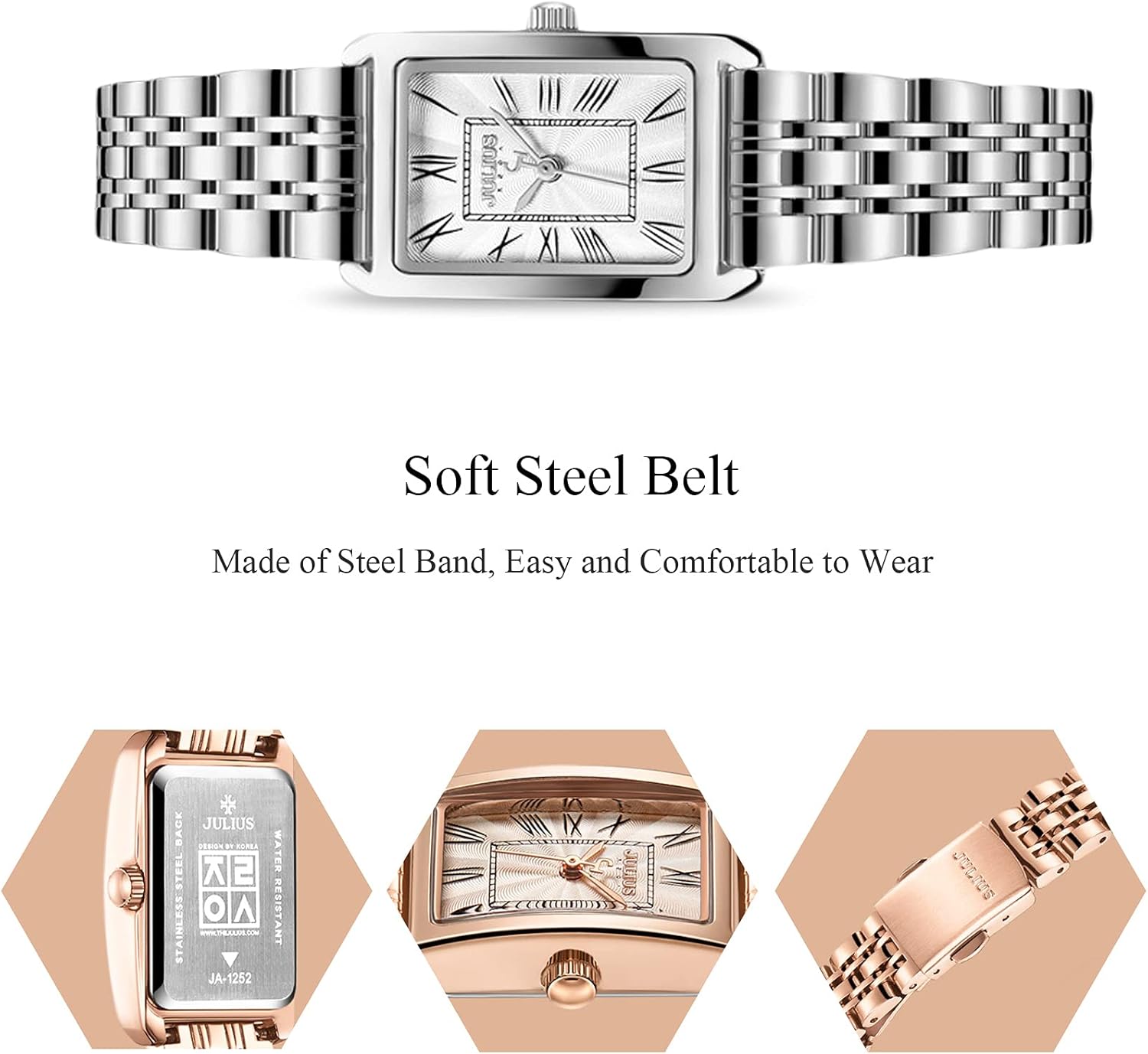 RORIOS Donna Orologio Analogico al Quarzo Orologio con Slim Cinturino in Acciaio Inossidabile Elegante Orologio da Polso Moda Orologi da Donna RORIOS Donna Orologio Analogico al Quarzo Orologio con Slim Cinturino in Acciaio Inossidabile Elegante Orologio da Polso Moda Orologi da Donna