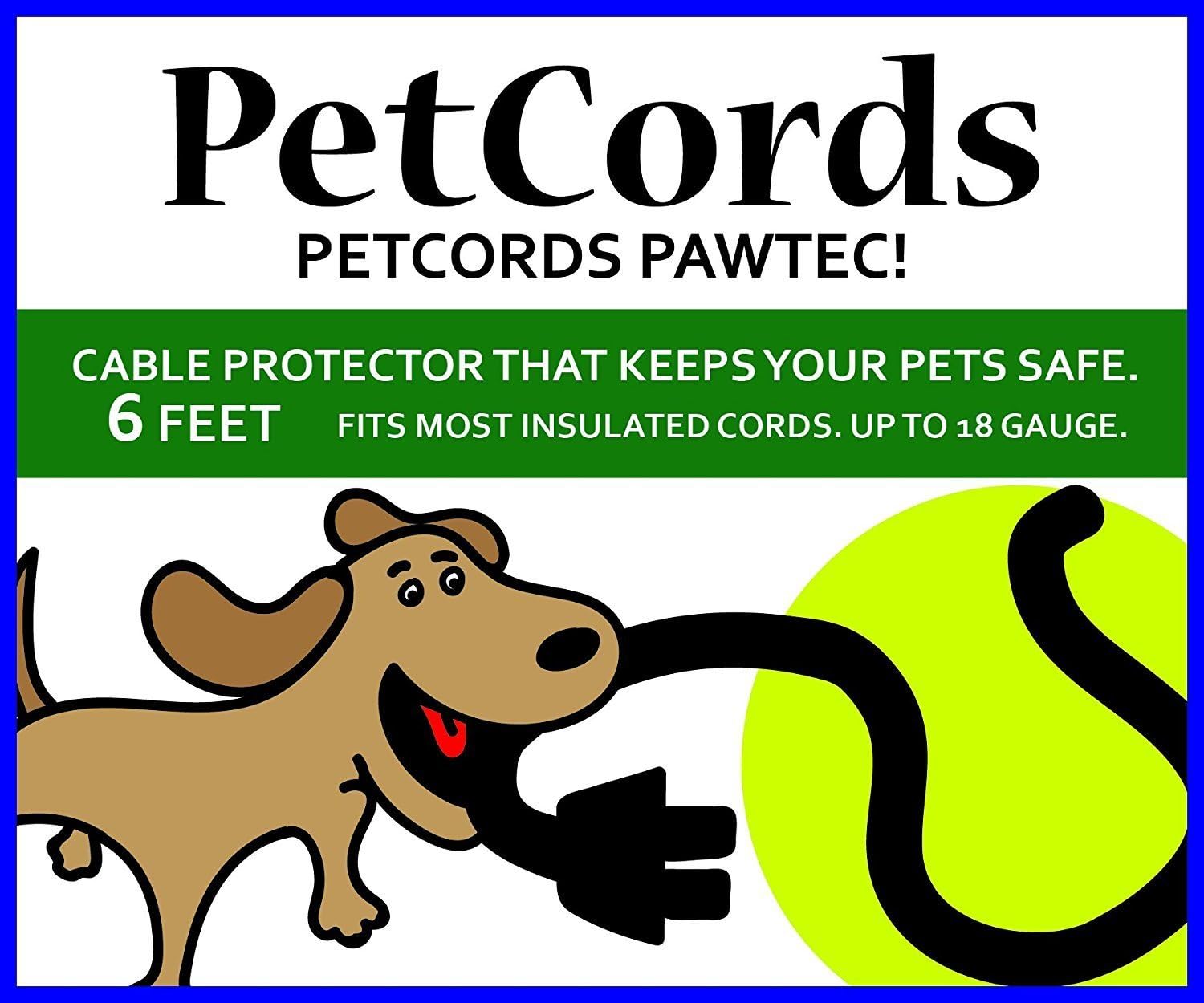 輸入 Petcords ミニ2 Pack 6フィートの犬と猫のコード充電ケーブルを介して噛むからあなたのペットを保護 保護します Fits Androidや他のusbケーブル 無香料 2パック Odorless Iphone