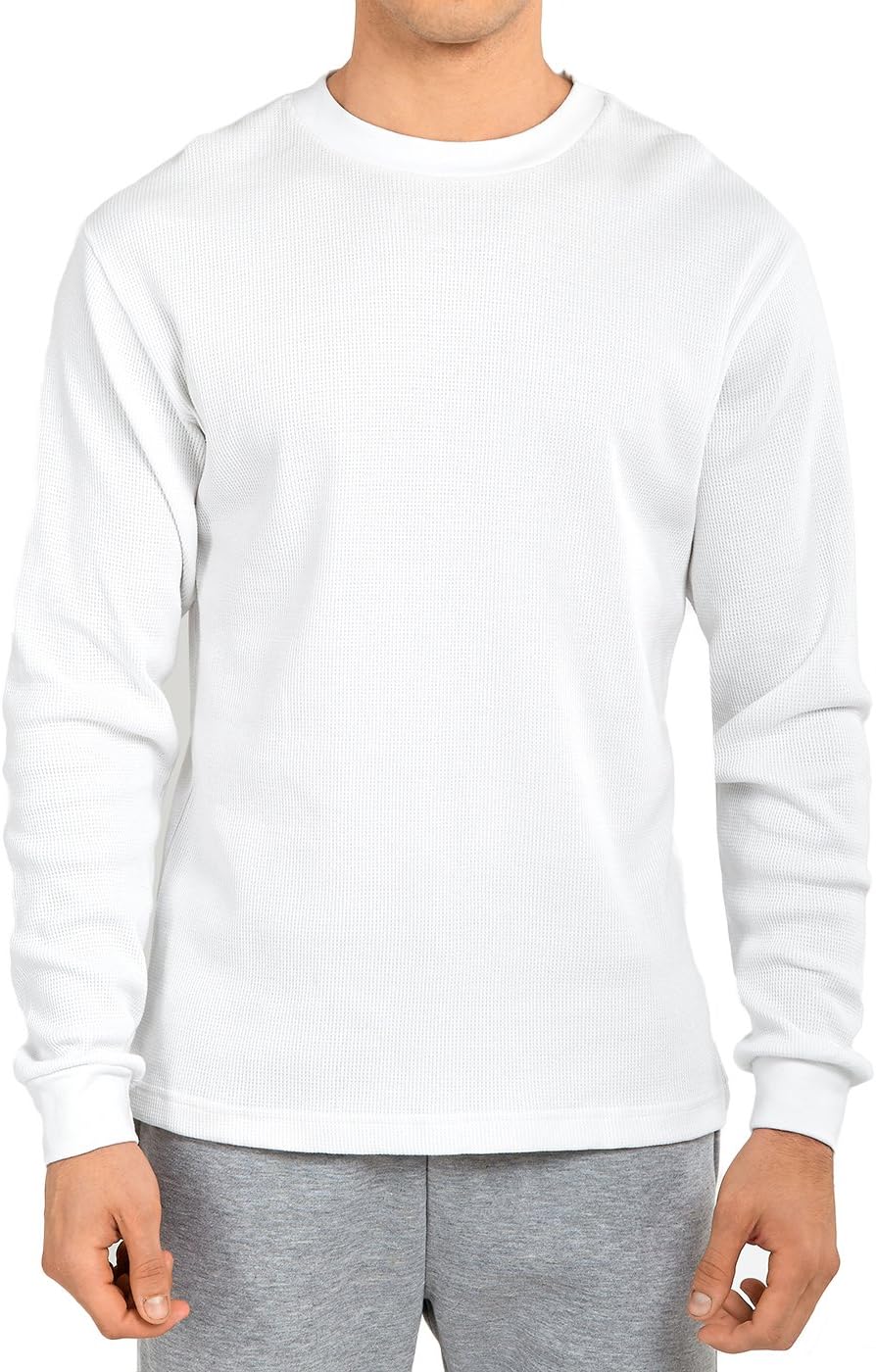 Men's Classic Fit Heavy Weight Waffle Thermal Shirt - Image 4