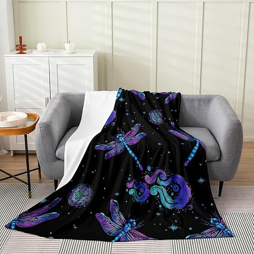 Vista 21 de Manta de franela de flores de loto, mantas florales doradas, para niños, niñas, niños y adultos, manta de vellón botánico natural de lujo, Lotus