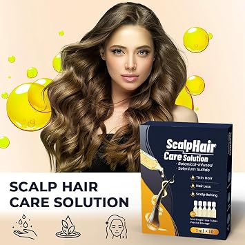 Advanced Hair Regrowth - Scalp Solution, Loss Prevention with DHT Blocker, Itchy Relief with Natural Extracts, Growth Daily Routine Salon Professional, Thinning for Women